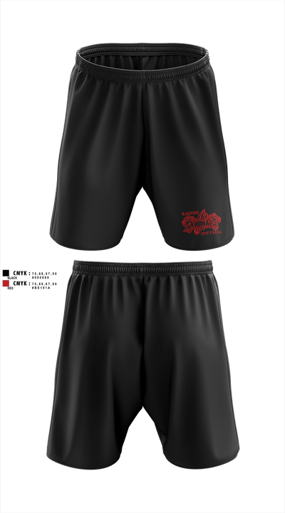 Raging Cardinals 3214463 Athletic Shorts With Pockets - 3