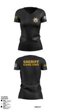 SHERIFF GANG UNIT 22713739 Women's Short Sleeve V-neck Shirt - 5