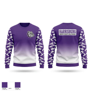 Crew Neck Sweatshirt, HARRISBURG Bulldogs, Wrestling, Teamtime, Team time, sublimation, custom sports apparel, team uniforms, spirit wear, spiritwear, sports uniforms, custom shirts, team store, custom team store, fundraiser sports, apparel fundraiser