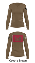 B 103 EN BN 37041687 Women's Long Sleeve V-neck Shirt - 16
