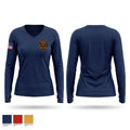 Granbury Volunteer Fire Department Women's Long Sleeve V-neck Shirt - 1