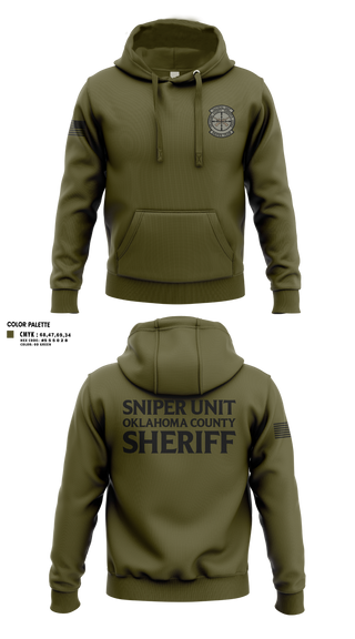 Hoodie, Oklahoma County Sniper Team, Police, Teamtime, Team time, sublimation, custom sports apparel, team uniforms, spirit wear, spiritwear, sports uniforms, custom shirts, team store, custom team store, fundraiser sports, apparel fundraiser