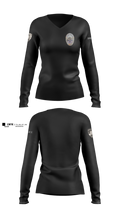 Ridgecrest Police Department 3388800 Women's Long Sleeve V-neck Shirt - 2