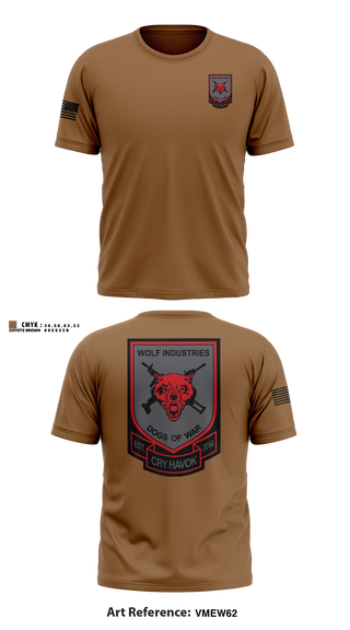 Short Sleeve Performance Shirt, Dogs of War, Army, Teamtime, Team time, sublimation, custom sports apparel, team uniforms, spirit wear, spiritwear, sports uniforms, custom shirts, team store, custom team store, fundraiser sports, apparel fundraiser