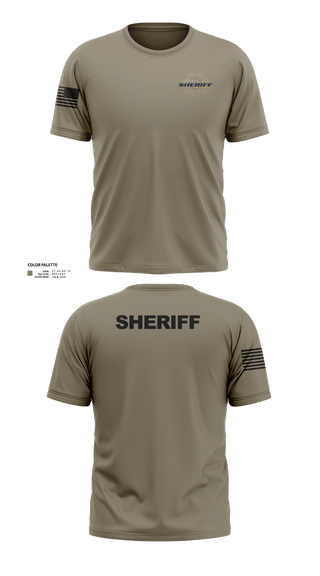 Old School Cotton Feel Shirt, Flathead County Sheriff's Office, Police, Teamtime, Team time, sublimation, custom sports apparel, team uniforms, spirit wear, spiritwear, sports uniforms, custom shirts, team store, custom team store, fundraiser sports, apparel fundraiser