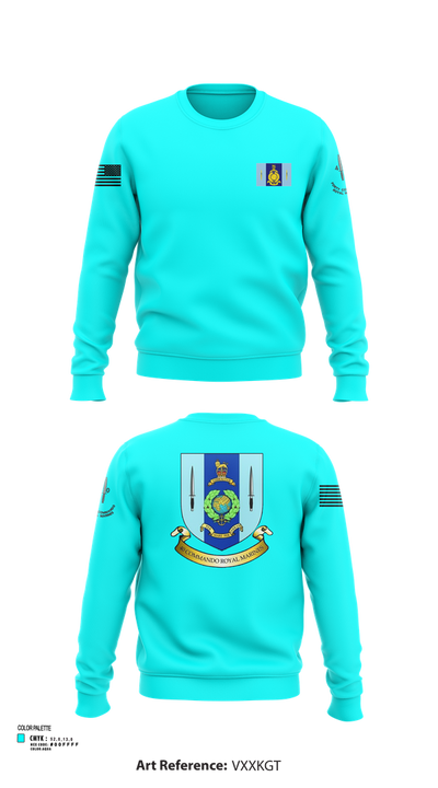 40 Royal marine commando 16460352 Crew Neck Sweatshirt - 101