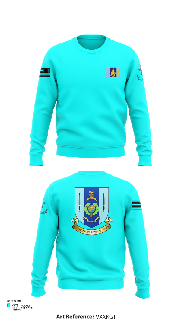 Crew Neck Sweatshirt, 40 Royal marine commando, , Teamtime, Team time, sublimation, custom sports apparel, team uniforms, spirit wear, spiritwear, sports uniforms, custom shirts, team store, custom team store, fundraiser sports, apparel fundraiser