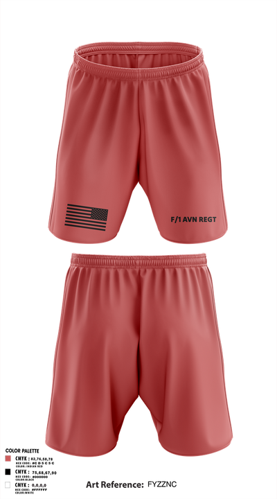 F/1 AVN REGT 18054973 Athletic Shorts With Pockets - 4