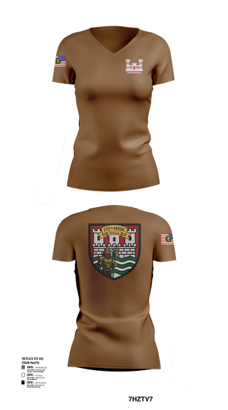 Womens Short Sleeve Vneck Shirt, 175th MRBC, , Teamtime, Team time, sublimation, custom sports apparel, team uniforms, spirit wear, spiritwear, sports uniforms, custom shirts, team store, custom team store, fundraiser sports, apparel fundraiser