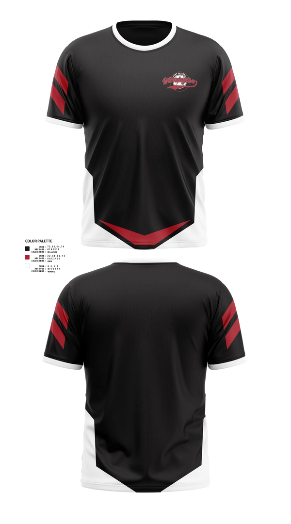 Short Sleeve Performance Shirt, Wilmington, Baseball, Teamtime, Team time, sublimation, custom sports apparel, team uniforms, spirit wear, spiritwear, sports uniforms, custom shirts, team store, custom team store, fundraiser sports, apparel fundraiser