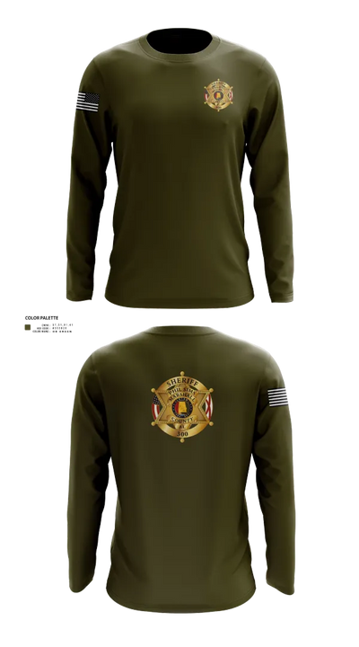 Marshall county sheriffs office 47865193 Long Sleeve Performance Shirt 23