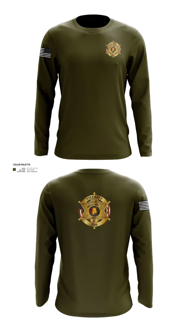 Long Sleeve Performance Shirt, Marshall county sheriffs office, , Teamtime, Team time, sublimation, custom sports apparel, team uniforms, spirit wear, spiritwear, sports uniforms, custom shirts, team store, custom team store, fundraiser sports, apparel fundraiser
