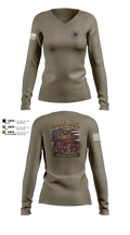 Lake City Fire Department Women's Long Sleeve V-neck Shirt - 13