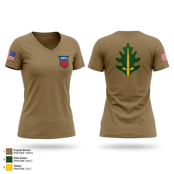 Womens Short Sleeve Vneck Shirt, 344th MP Co., Army, Teamtime, Team time, sublimation, custom sports apparel, team uniforms, spirit wear, spiritwear, sports uniforms, custom shirts, team store, custom team store, fundraiser sports, apparel fundraiser