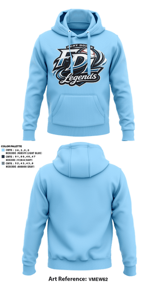 Hoodie, Fort Dodge Legends, Baseball, Teamtime, Team time, sublimation, custom sports apparel, team uniforms, spirit wear, spiritwear, sports uniforms, custom shirts, team store, custom team store, fundraiser sports, apparel fundraiser