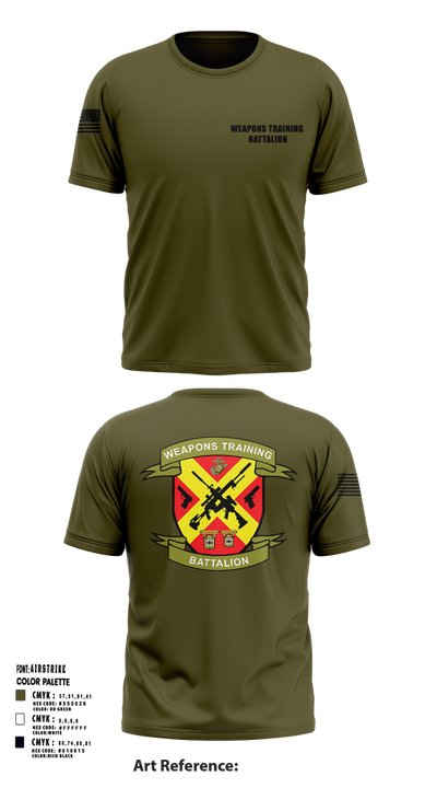 Weapons Training Battalion 25066956 Short Sleeve Performance Shirt - 101