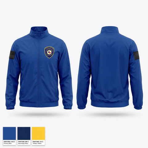 Windbreaker, Kirby Police Department, Police, Teamtime, Team time, sublimation, custom sports apparel, team uniforms, spirit wear, spiritwear, sports uniforms, custom shirts, team store, custom team store, fundraiser sports, apparel fundraiser