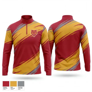 Quarter Zip Jacket, Rome jr wolves, , Teamtime, Team time, sublimation, custom sports apparel, team uniforms, spirit wear, spiritwear, sports uniforms, custom shirts, team store, custom team store, fundraiser sports, apparel fundraiser
