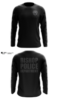 Bishop Police Department Long Sleeve Performance Shirt - 12