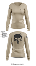 chosen 44076741 Women's Long Sleeve V-neck Shirt - 1