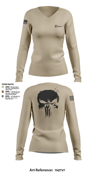 Womens Long Sleeve Vneck Shirt, chosen, , Teamtime, Team time, sublimation, custom sports apparel, team uniforms, spirit wear, spiritwear, sports uniforms, custom shirts, team store, custom team store, fundraiser sports, apparel fundraiser