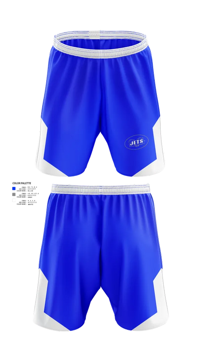 Spring Grove Jets Football 65116623 Athletic Shorts With Pockets - 20