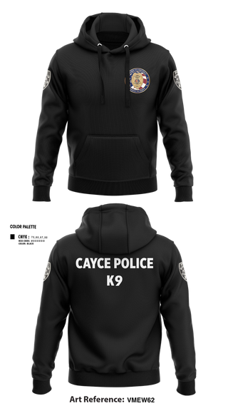 Hoodie, Cayce Police K9, , Teamtime, Team time, sublimation, custom sports apparel, team uniforms, spirit wear, spiritwear, sports uniforms, custom shirts, team store, custom team store, fundraiser sports, apparel fundraiser