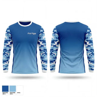 Long Sleeve Performance Shirt, First Flight, Men's Lacrosse, Teamtime, Team time, sublimation, custom sports apparel, team uniforms, spirit wear, spiritwear, sports uniforms, custom shirts, team store, custom team store, fundraiser sports, apparel fundraiser