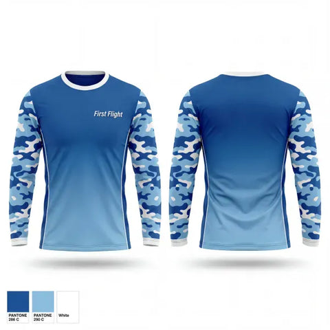 Long Sleeve Performance Shirt, First Flight, Men's Lacrosse, Teamtime, Team time, sublimation, custom sports apparel, team uniforms, spirit wear, spiritwear, sports uniforms, custom shirts, team store, custom team store, fundraiser sports, apparel fundraiser