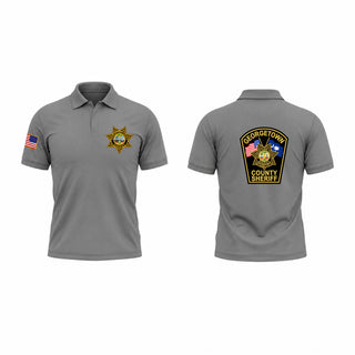 Short Sleeve Performance Polo, Georgetown County Sheriffs Office, Police, Teamtime, Team time, sublimation, custom sports apparel, team uniforms, spirit wear, spiritwear, sports uniforms, custom shirts, team store, custom team store, fundraiser sports, apparel fundraiser
