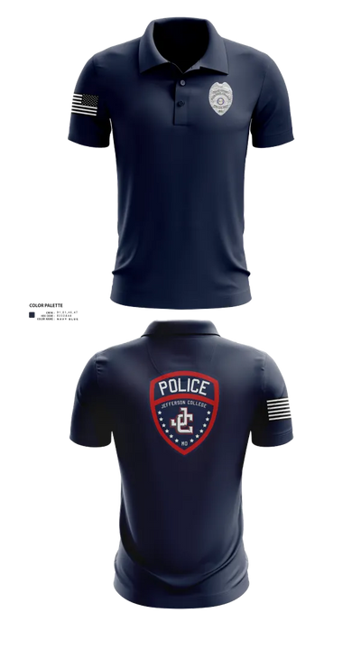 Jefferson College Police Department 39962708 Short Sleeve Performance Polo - 22