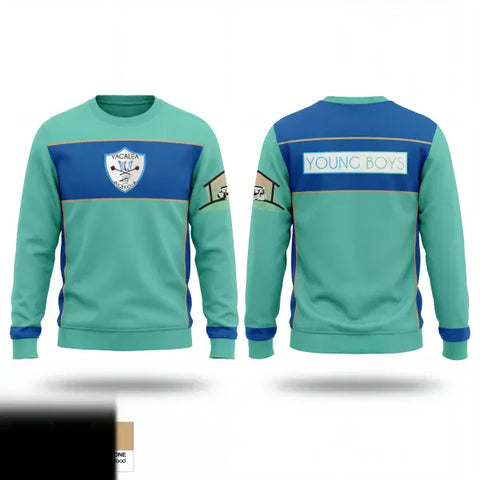 Crew Neck Sweatshirt, VACALEA YOUNG BOYS, Rugby, Teamtime, Team time, sublimation, custom sports apparel, team uniforms, spirit wear, spiritwear, sports uniforms, custom shirts, team store, custom team store, fundraiser sports, apparel fundraiser