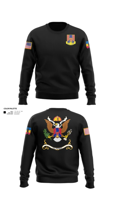 1-249th Infantry Training Battalion 76844743 Crew Neck Sweatshirt - 21
