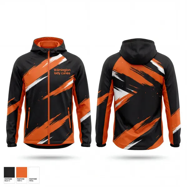 Windbreaker, Wilmington lady canes, Softball, Teamtime, Team time, sublimation, custom sports apparel, team uniforms, spirit wear, spiritwear, sports uniforms, custom shirts, team store, custom team store, fundraiser sports, apparel fundraiser
