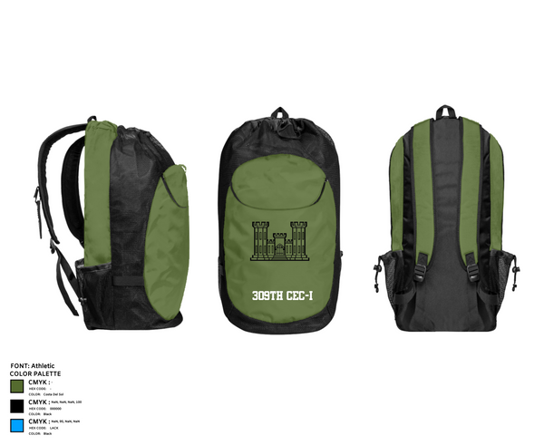 Gear Bag, 309th CEC-I, , Teamtime, Team time, sublimation, custom sports apparel, team uniforms, spirit wear, spiritwear, sports uniforms, custom shirts, team store, custom team store, fundraiser sports, apparel fundraiser