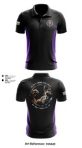 AFJROTC MS-081 DRONE TEAM 88778530 Short Sleeve Performance Polo - 224