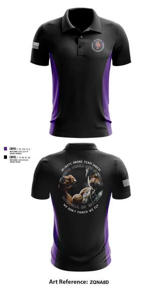 Short Sleeve Performance Polo, AFJROTC MS-081 DRONE TEAM, , Teamtime, Team time, sublimation, custom sports apparel, team uniforms, spirit wear, spiritwear, sports uniforms, custom shirts, team store, custom team store, fundraiser sports, apparel fundraiser