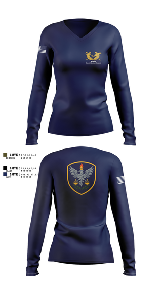 Womens Long Sleeve Vneck Shirt, US Army Special Victims’ Counsel, , Teamtime, Team time, sublimation, custom sports apparel, team uniforms, spirit wear, spiritwear, sports uniforms, custom shirts, team store, custom team store, fundraiser sports, apparel fundraiser