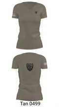 Redwood City Police SRT 47441629 Women's Short Sleeve V-neck Shirt - 6