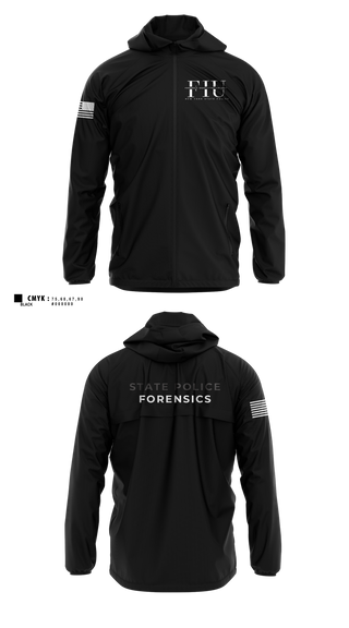 Windbreaker, FORENSIC IDENTIFICATION UNIT, Police, Teamtime, Team time, sublimation, custom sports apparel, team uniforms, spirit wear, spiritwear, sports uniforms, custom shirts, team store, custom team store, fundraiser sports, apparel fundraiser