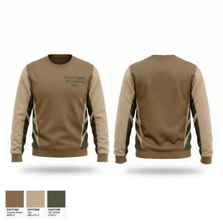 Crew Neck Sweatshirt, Heard County 4-H Shooting Team, Baseball, Teamtime, Team time, sublimation, custom sports apparel, team uniforms, spirit wear, spiritwear, sports uniforms, custom shirts, team store, custom team store, fundraiser sports, apparel fundraiser