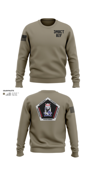 Crew Neck Sweatshirt, 3BCT H2F, Army, Teamtime, Team time, sublimation, custom sports apparel, team uniforms, spirit wear, spiritwear, sports uniforms, custom shirts, team store, custom team store, fundraiser sports, apparel fundraiser