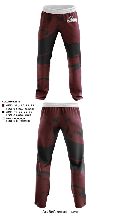 Auburn Spartans 93262128 Sweatpants - 1