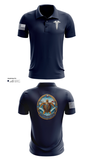 Short Sleeve Performance Polo, Air Station Corpus Christi Clinic, Coast Guard, Teamtime, Team time, sublimation, custom sports apparel, team uniforms, spirit wear, spiritwear, sports uniforms, custom shirts, team store, custom team store, fundraiser sports, apparel fundraiser