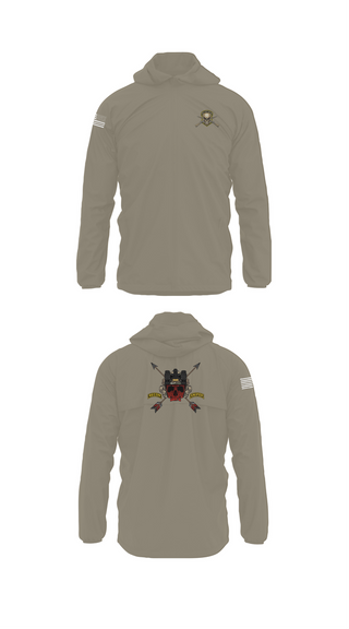 Windbreaker, HHC 1ST BN 65TH INF REG, , Teamtime, Team time, sublimation, custom sports apparel, team uniforms, spirit wear, spiritwear, sports uniforms, custom shirts, team store, custom team store, fundraiser sports, apparel fundraiser