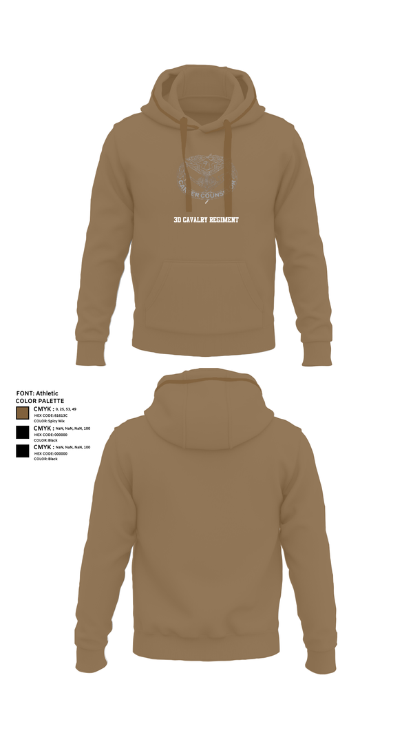 Hoodie, 3d Cavalry Regiment, Army, Teamtime, Team time, sublimation, custom sports apparel, team uniforms, spirit wear, spiritwear, sports uniforms, custom shirts, team store, custom team store, fundraiser sports, apparel fundraiser