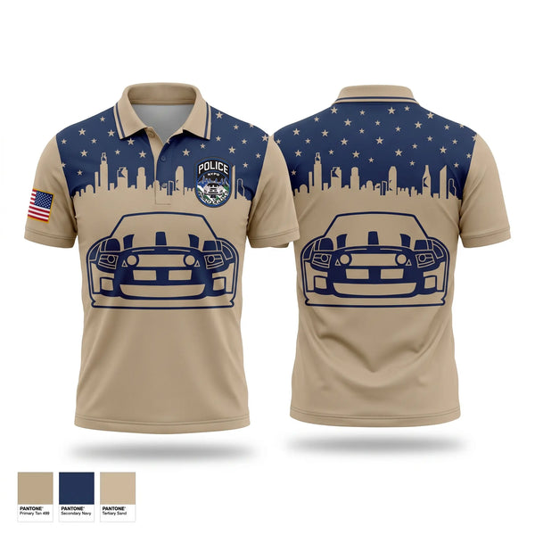 Short Sleeve Performance Polo, NYPD Auto Crime, Police, Teamtime, Team time, sublimation, custom sports apparel, team uniforms, spirit wear, spiritwear, sports uniforms, custom shirts, team store, custom team store, fundraiser sports, apparel fundraiser