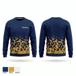 Crew Neck Sweatshirt, Enterprise, Baseball, Teamtime, Team time, sublimation, custom sports apparel, team uniforms, spirit wear, spiritwear, sports uniforms, custom shirts, team store, custom team store, fundraiser sports, apparel fundraiser