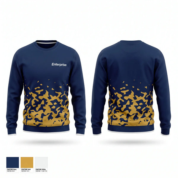 Crew Neck Sweatshirt, Enterprise, Baseball, Teamtime, Team time, sublimation, custom sports apparel, team uniforms, spirit wear, spiritwear, sports uniforms, custom shirts, team store, custom team store, fundraiser sports, apparel fundraiser