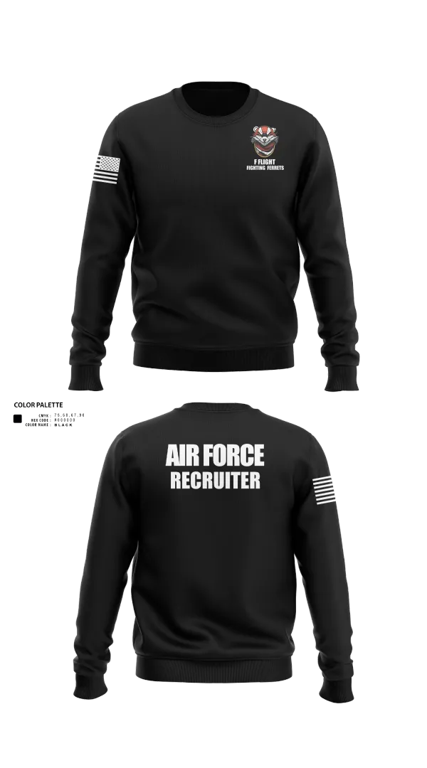 Crew Neck Sweatshirt, 336 RCS F Flight, , Teamtime, Team time, sublimation, custom sports apparel, team uniforms, spirit wear, spiritwear, sports uniforms, custom shirts, team store, custom team store, fundraiser sports, apparel fundraiser